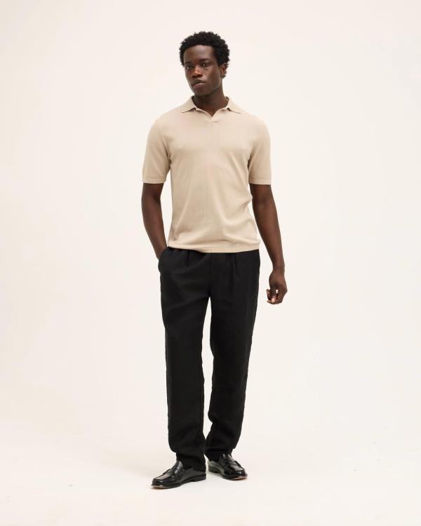 The_GoodPeople_Beige_heren_polo_Paolo_1