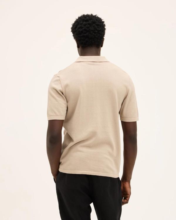 The_GoodPeople_Beige_heren_polo_Paolo_2