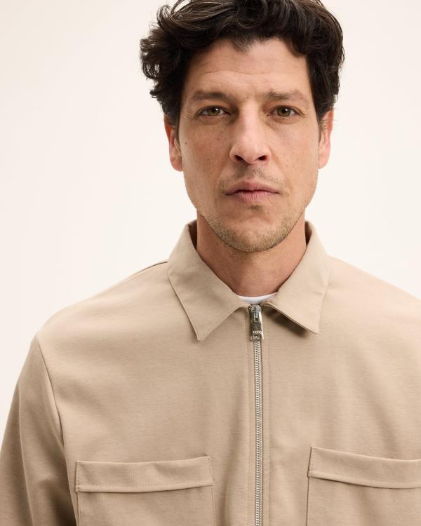 The_GoodPeople_Beige_heren_vest_Lavi_1