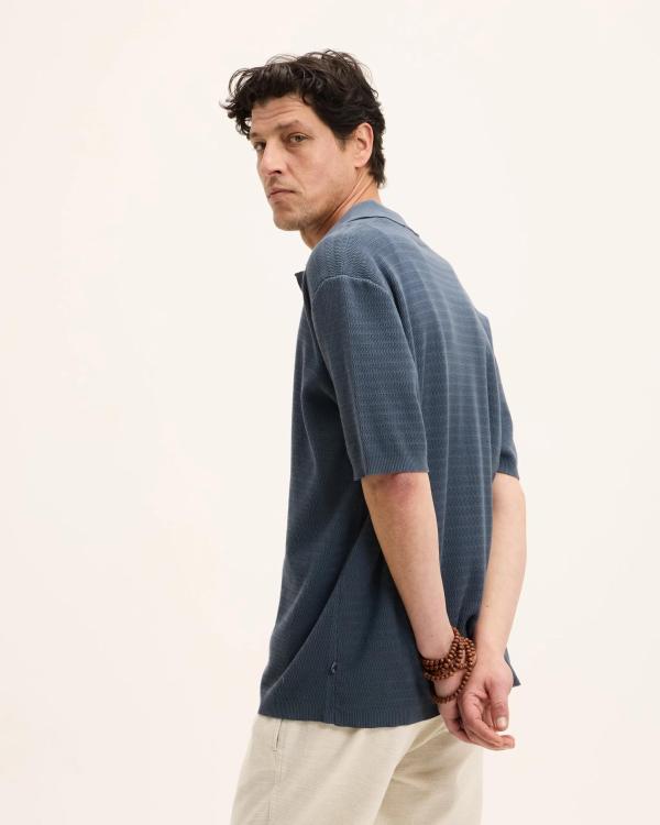 The_GoodPeople_Blauw_heren_overhemd_Pvest_2