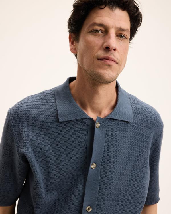 The_GoodPeople_Blauw_heren_overhemd_Pvest_3