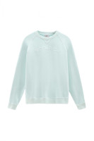 WOOLRICH_Varsity_Crewneck_Harbor_green