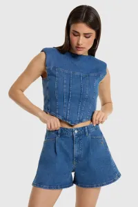 ALIX_THE_LABEL_DENIM_SHORTS_DENIM_BLUE