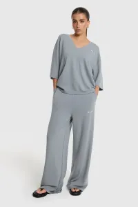ALIX_THE_LABEL_Ladies_Knitted_Scuba_Wide_Leg_Pants