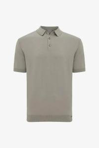 GENTILUOMO_BUTTON_POLO_TAUPE