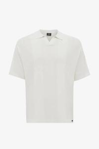 Gentiluomo_GENTI_Polo_no_Buttons_SS_beige_heren