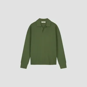 OLAF_ESSENTIAL_KNITTED_POLO_COMBU_GREEN