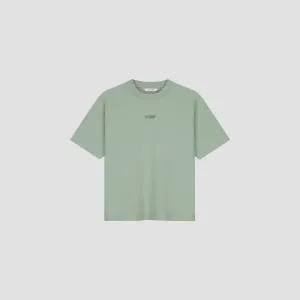 OLAF_Retro_logo_boxy_tee_green_milieu_2