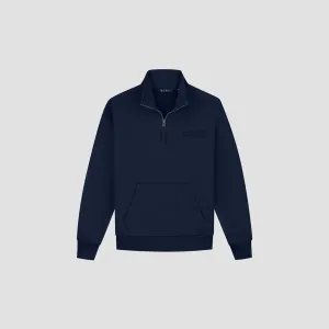 OLAF_Retro_logo_half_zip_sweat_navy_1