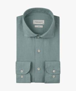 PROFUOMO_Cutaway_linnen_shirt_blue