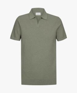 PROFUOMO_GROENE_LUXURY_BASIC_OPEN_COLLAR_POLO_