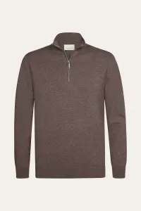 PROFUOMO_LUXURY_BASIC_HALF_ZIP_AUBERGINE