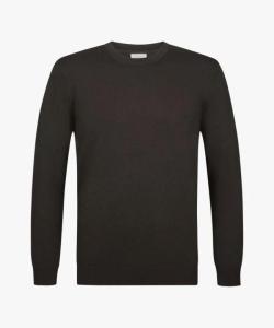 PROFUOMO_PULLOVER_CREW_NECK_DARK_BROWN