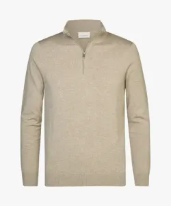 PROFUOMO_PULLOVER_HALFZIP_BEIGE