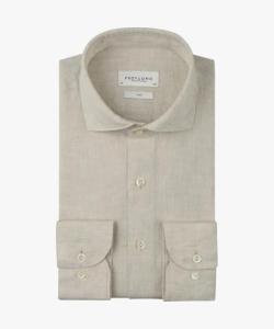 PROFUOMO_cutaway_linnen_shirt_sand