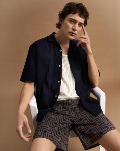 The_GoodPeople_Blauw_heren_overhemd_Slin