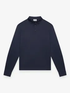 VALENZA_SUPIMA_POLO_SCHILLER_COLLAR_L_S_NAVY
