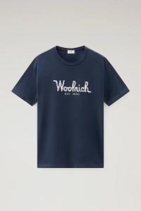 WOOLRICH_Embroidered_Logo_T_Shirt