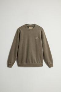 WOOLRICH_Garment_Dyed_Crewneck_Greenstone_2