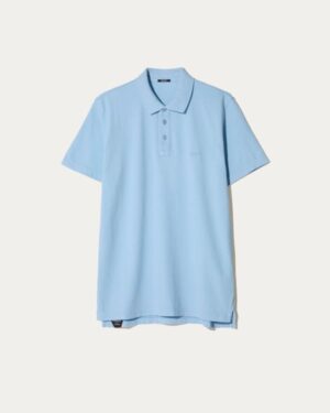 DENHAM LUPO POLO SIPS CASHMERE BLUE