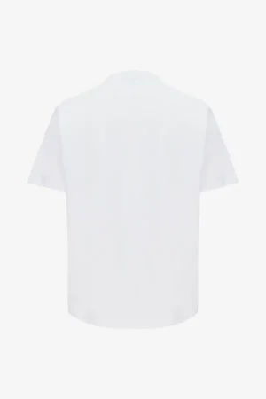 GENTI EMBROIDERED LOGO T-SHIRT WIT