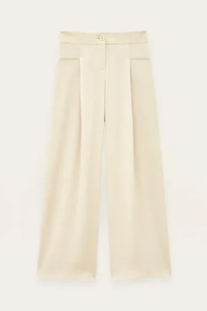 BA&SH PANTS WALLIE GREIGE