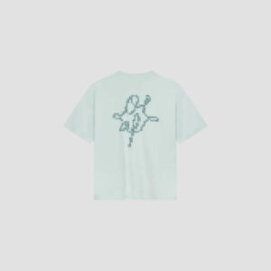 OLAF DOTTED MONOGRAM TEE SALT AIR