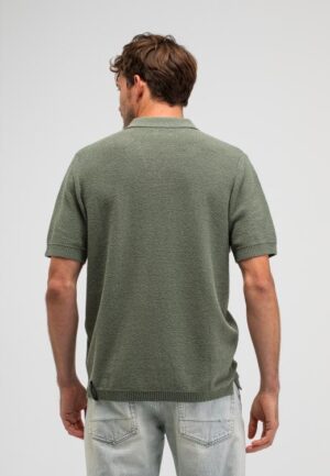 BUTCHER OF BLUE Boucle Knit Polo