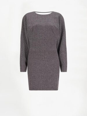 Dante 6 Raye lurex mini dress paars dames