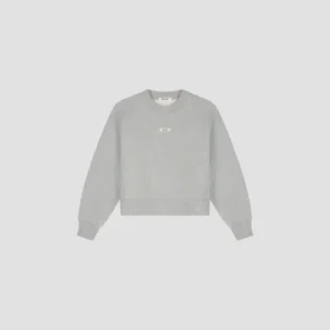 OLAF BOXY CREWNECK HEATHER GREY