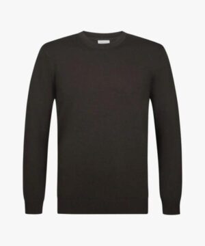 PROFUOMO PULLOVER CREW NECK DARK BROWN