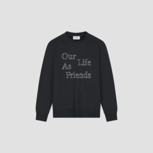 OLAF CRAFTED FRIENDS CREWNECK CHARCOAL
