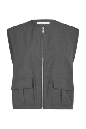 SAMSOE SAMSOE Sakelly vest grijs dames