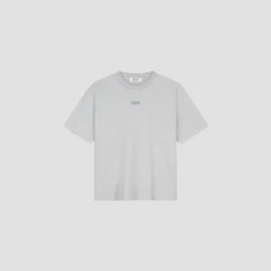 OLAF RETRO LOGO BOXY TEE HEATHER GREY