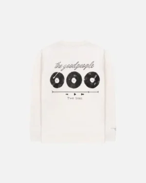 THE GOODPEOPLE LAURENT ARTWORK SWEATER OFF WHITE
