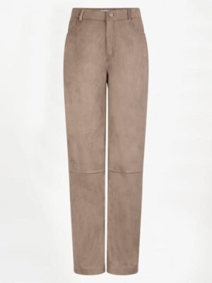 Dante 6 Carmen faux suede pants beige dames