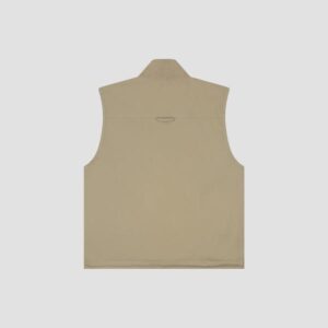 OLAF Zip up workwear gilet bruin heren