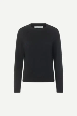 SAMSOE SAMSOE BOSTON O-NECK BLACK