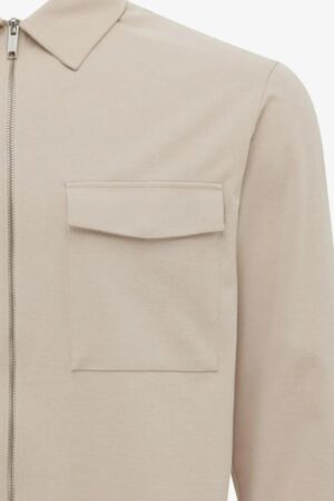GENTI Oaks Shirt jacket zip beige heren