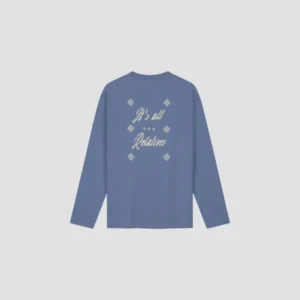 OLAF IT'S ALL RELATIVES LS TEE DUSTY BLUE