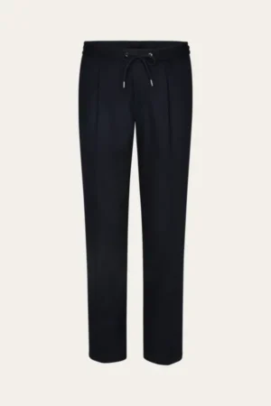 PROFUOMO TROUSER SPORTCORD KNIT NAVY
