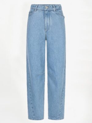 DANTE 6 BRAVE BARREL LEG JEANS LIGHT WASHED BLUE