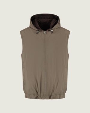 DUQUEZZI REVERSIBLE VEST DESERT