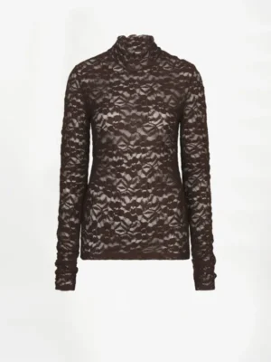 DANTE 6 IRONY LACE TURTLE NECK TOP