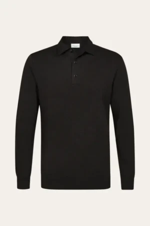 PROFUOMO POLO ONE PIECE LS D BROWN