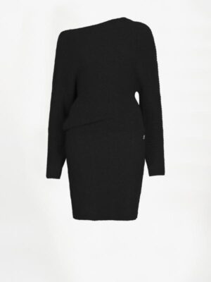 Dante 6 Jerika off shoulder dress zwart dames