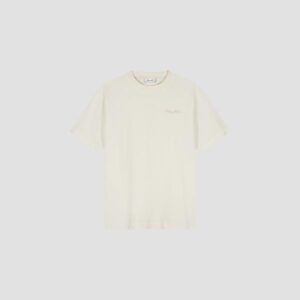 OLAF Ripstop applique relaxed tee beige heren