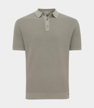 Gentiluomo Polo buttons SS bruin heren