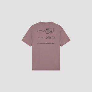 OLAF PAINTBRUSH GRAPHIC TEE TWILIGHT MAUVE