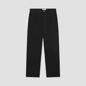 OLAF REGULAR PLEATED PANT BLACK